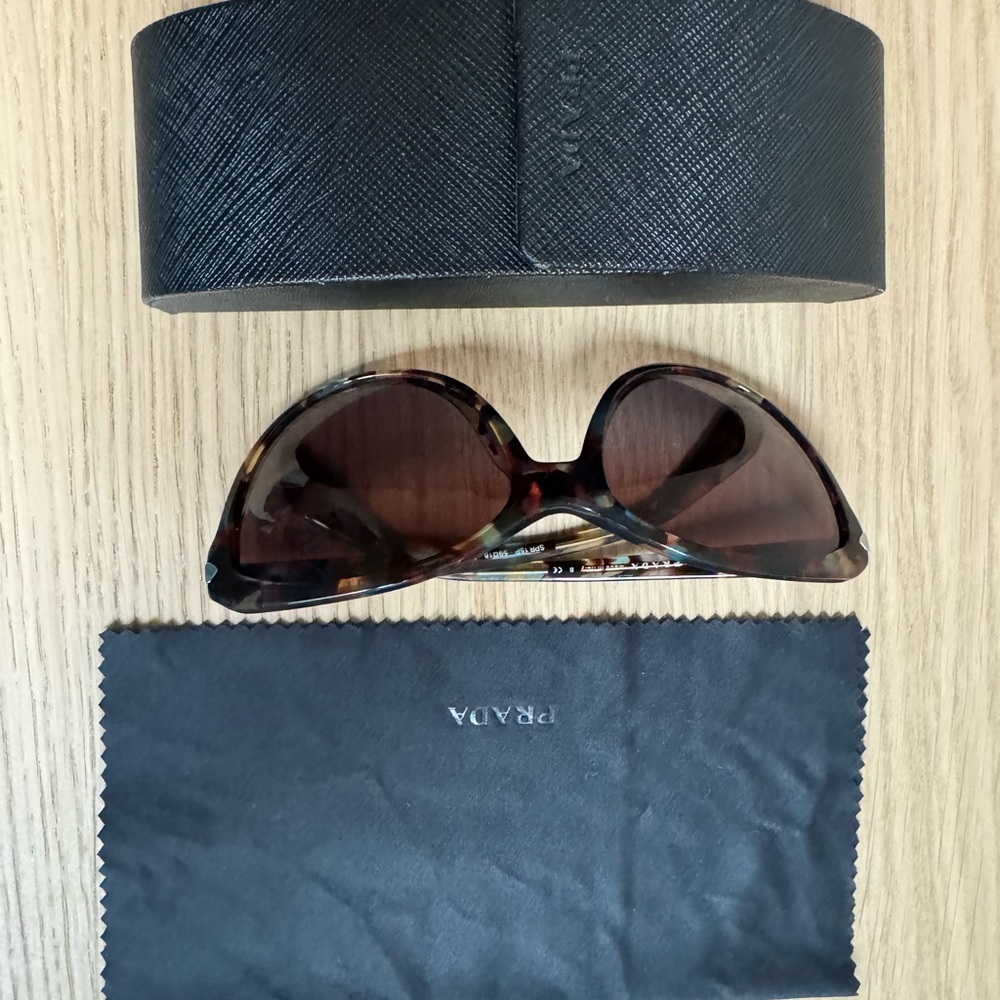 Prada Tortoise Shell Sunglasses - Picture 2 of 4